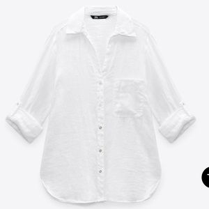 Zara linen shirt